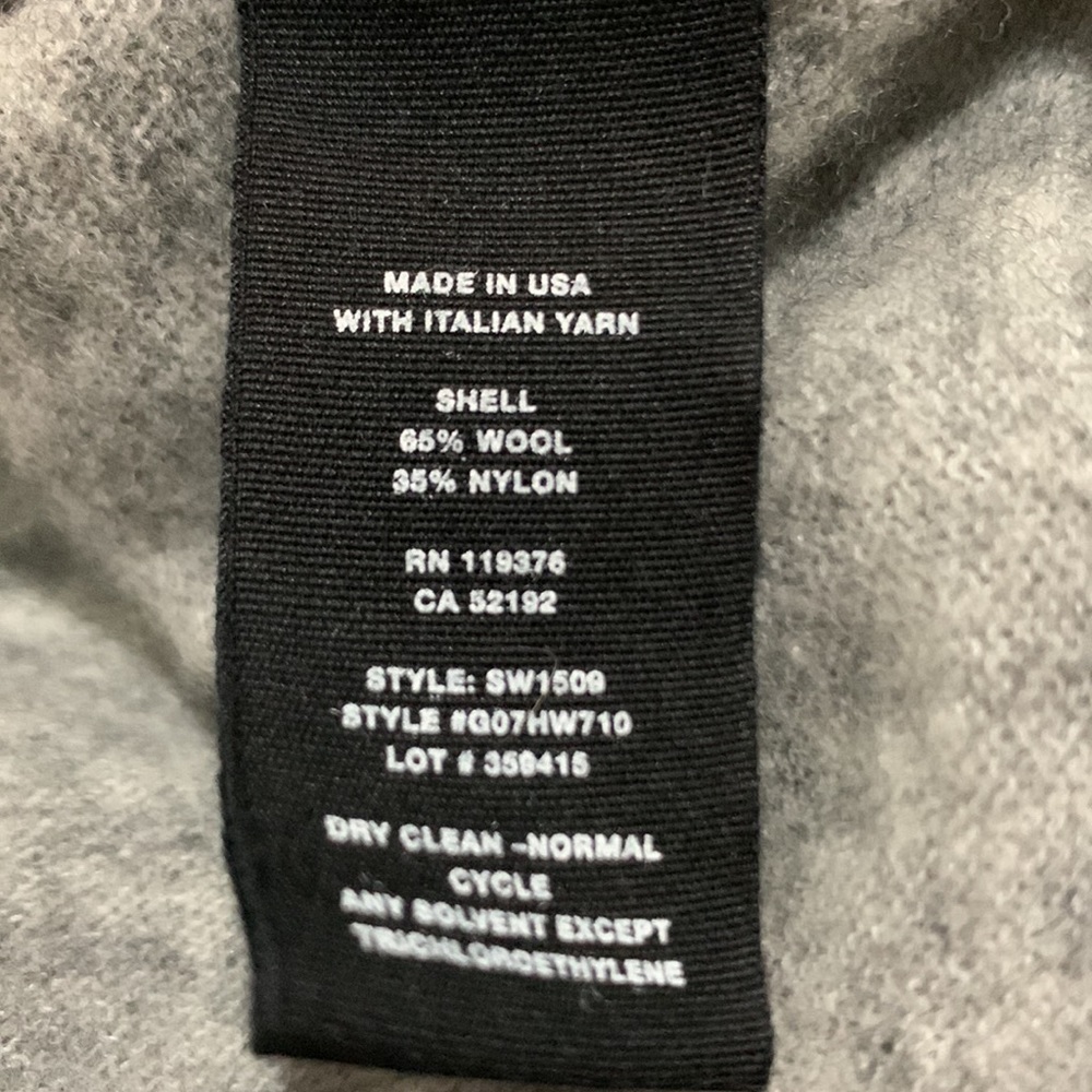 Helmut Lang Melange Tie-Cuff Wool-Blend Sweater, … - image 7